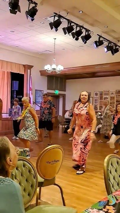 Line dance class, Rohan rec center, The Villages FL .